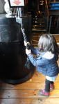 Olly and Millie on the SS Great Britain