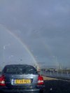 A double rainbow - awesome.