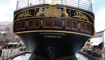 Olly and Millie on the SS Great Britain