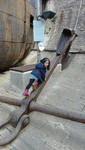 Olly and Millie on the SS Great Britain